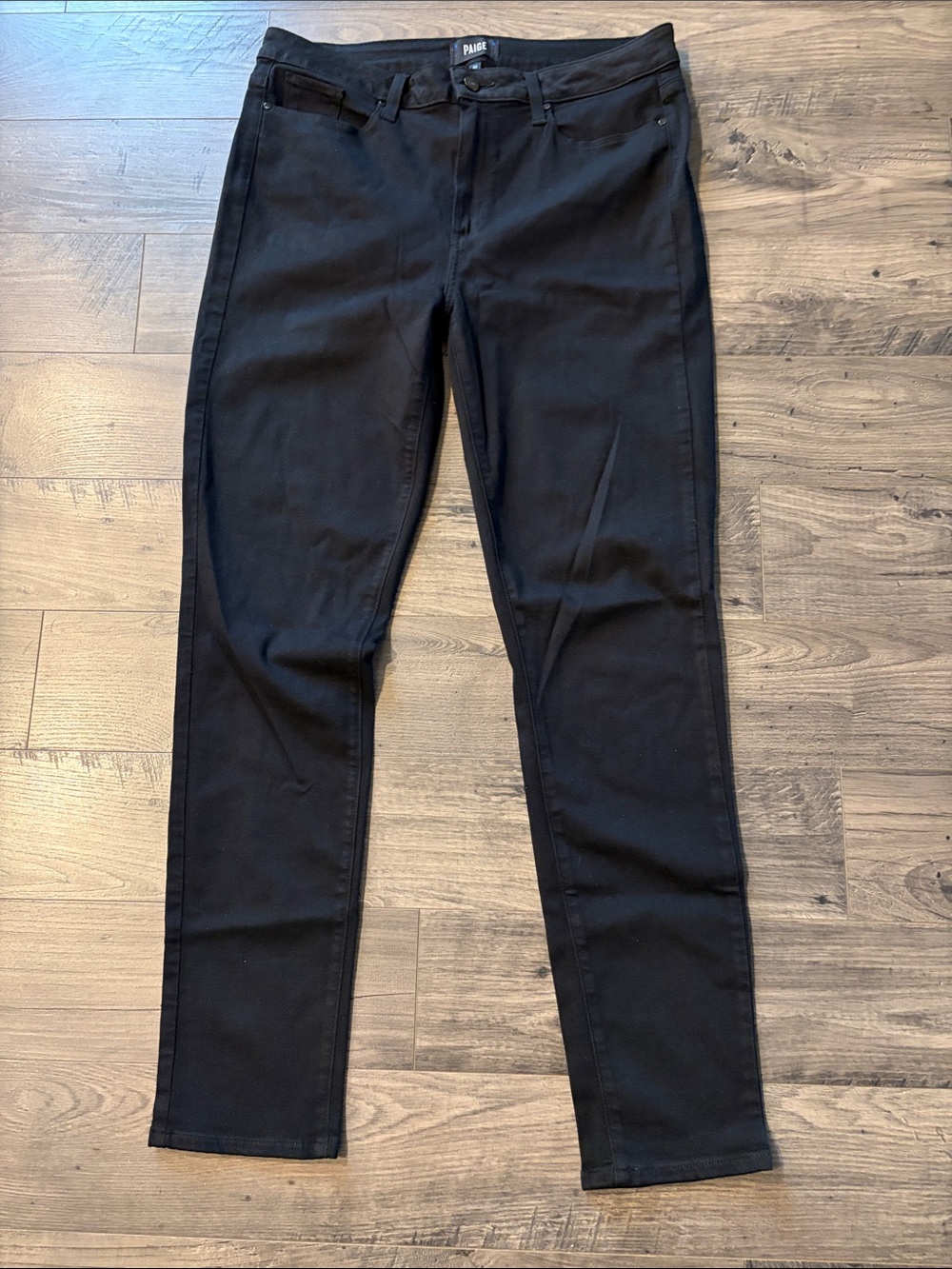 PAIGE Black Women's Hoxton Skinny Jeans - Stretch Denim